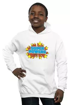 Толстовка с логотипом Super Powers DC Comics, белый