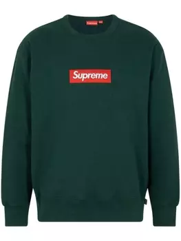Толстовка с логотипом Supreme, зеленый