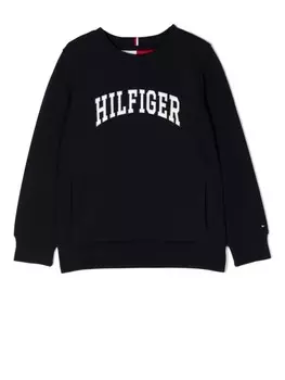 Толстовка с логотипом Tommy Hilfiger Junior, синий
