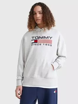 Толстовка с логотипом tommy Tommy Hilfiger, серебристо-серый htr