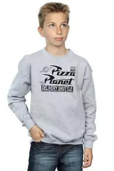 Толстовка с логотипом Toy Story Pizza Planet Disney, серый