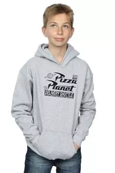 Толстовка с логотипом Toy Story Pizza Planet Disney, серый