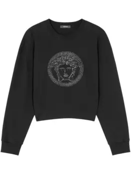 Толстовка с логотипом Versace, черный