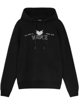 Толстовка с логотипом Versace, черный