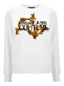 Толстовка с логотипом Versace Jeans Couture, белый