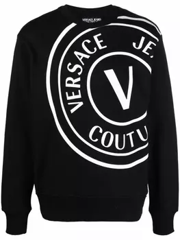 Толстовка с логотипом Versace Jeans Couture, черный