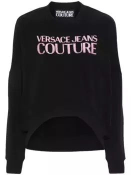 Толстовка с логотипом Versace Jeans Couture, черный