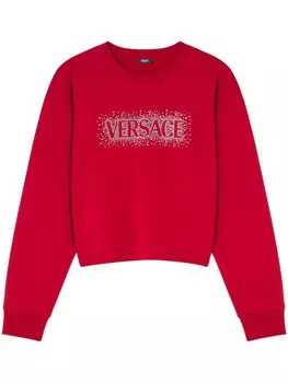 Толстовка с логотипом Versace, красный