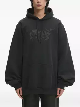 Толстовка с логотипом VETEMENTS, черный
