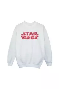 Толстовка с логотипом в форме сердца Star Wars, белый