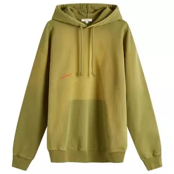 Толстовка с логотипом в стиле состаривания Jw Anderson, зеленый