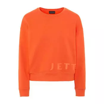 Толстовка с логотипом в тон над подолом JETTE SPORT, цвет rot