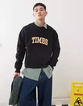 Толстовка с логотипом в виде буквы «букле» черного цвета Timberland