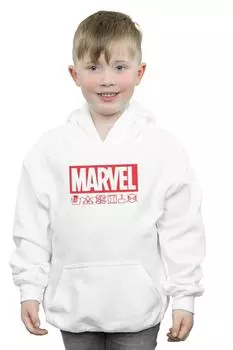 Толстовка с логотипом Wash Care Marvel, белый