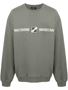 Толстовка с логотипом We11done, серый