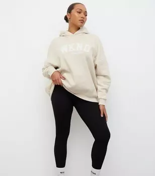 Толстовка с логотипом WKNDGIRL Stone Athletic Club WKNDGIRL, светло-серый