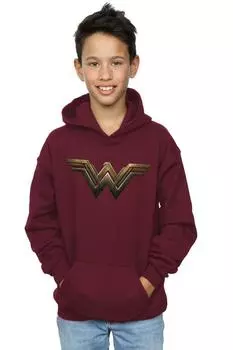 Толстовка с логотипом Wonder Woman DC Comics, красный
