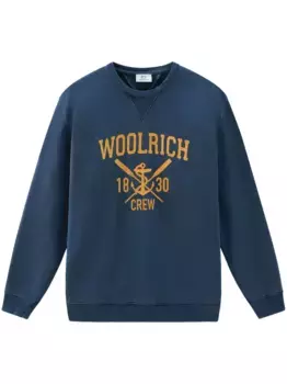 Толстовка с логотипом WOOLRICH, синий