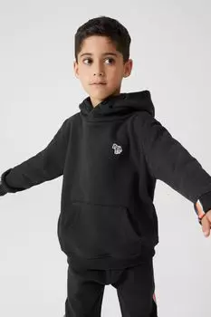 Толстовка с логотипом зебры для мальчиков Paul Smith, черный
