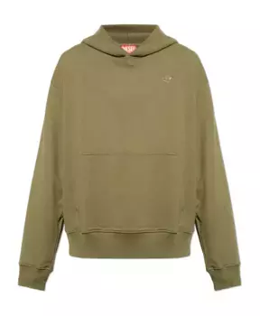 Толстовка s-macs-hood-megoval-d Diesel, зеленый