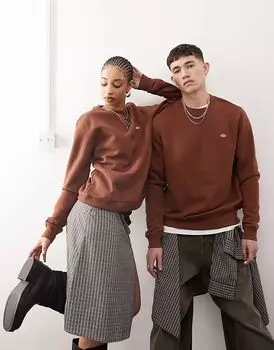 Толстовка с маленьким логотипом oakport цвета капучино-коричневого цвета Dickies