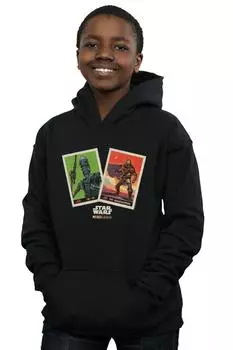 Толстовка с мандалорскими коллекционными карточками Star Wars, черный