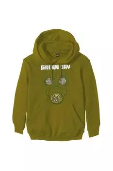 Толстовка с маской Green Day, зеленый