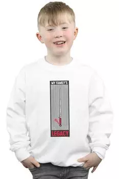 Толстовка с мечом Мулан из фильма Наследие Disney, белый