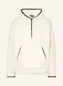 Толстовка с мехом тедди nateddy HUGO BLUE, белый