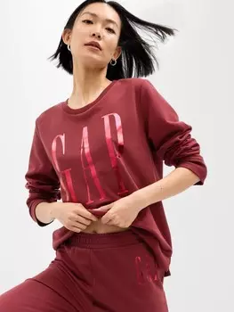 Толстовка с металлическим логотипом Gap, красный