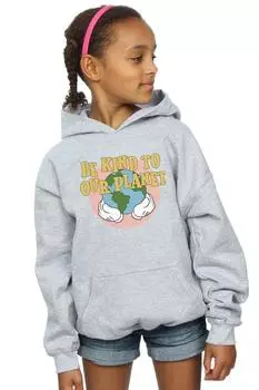 Толстовка с Микки Маусом «Будь добр к нашей планете» Disney, серый