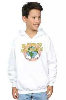 Толстовка с Микки Маусом «Будь добр к нашей планете» Disney, белый
