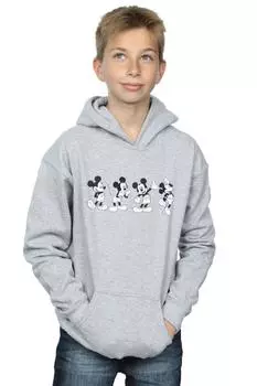 Толстовка с Микки Маусом «Четыре эмоции» Disney, серый