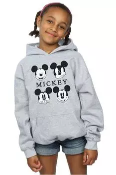 Толстовка с Микки Маусом и четырьмя головами Disney, серый
