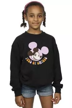 Толстовка с Микки Маусом, полным улыбок Disney, черный