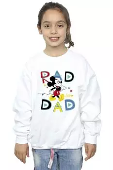 Толстовка с Микки Маусом Rad Dad Disney, белый