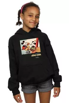 Толстовка с Микки Маусом строит здание Disney, черный