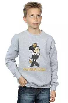 Толстовка с Минни Маус Fashion Icon Disney, серый