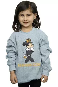 Толстовка с Минни Маус Fashion Icon Disney, серый