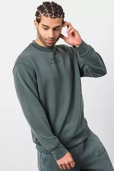 Толстовка с модалом и логотипом Armani Exchange, серый