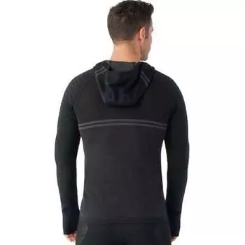Толстовка с молнией 1/2 Intraknit Merino Tech мужская Smartwool, черный/серый