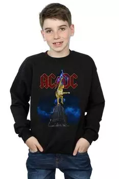 Толстовка с молнией для верхней губы Stiff AC/DC, черный