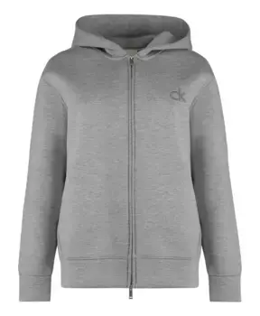 Толстовка с молнией и карманами Calvin Klein, серый