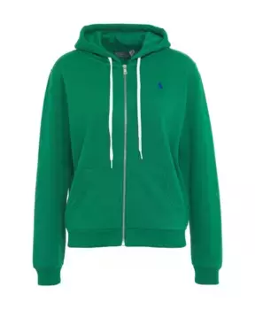 Толстовка с молнией и карманом кенгуру. Polo Ralph Lauren, зеленый