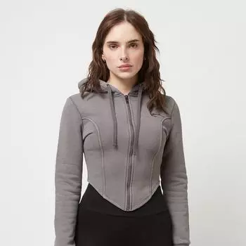 Толстовка с молнией и полной молнией Chest Signature Karl Kani, цвет grey