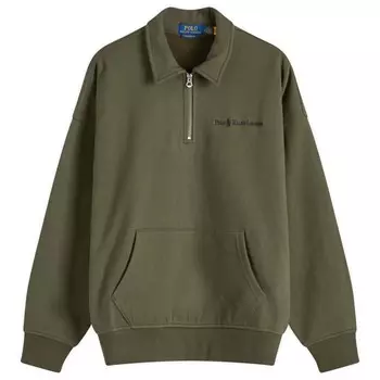 Толстовка с молнией на четверть Polo Ralph Lauren, цвет armadillo