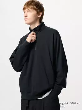 Толстовка с молнией Uniqlo, цвет 09 черный