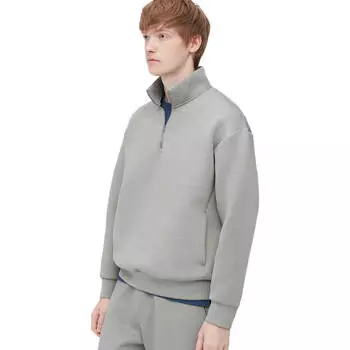 Толстовка с молнией Uniqlo Ultra Stretch Dry, серый