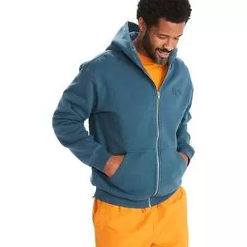 Толстовка с молнией во всю длину MMW Circle Heavyweight мужская Marmot, цвет Dusty Teal
