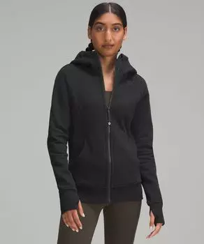 Толстовка с молнией во всю длину Scuba Lululemon, черный